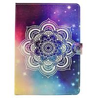For iPhone iPad (2017) iPad Pro 9.7\'\' Mandala Painted Pattern PU Leather Material Flat Protective Cover Case for iPad 2 / 3 / 4 iPad Air 2 Air