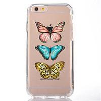 For iPhone 7 Cartoon Butterfly TPU Soft Ultra-thin Back Cover Case Cover For Apple iPhone 7 PLUS 6s 6 Plus SE 5s 5 5C 4S 4