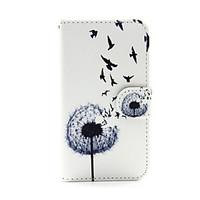 For Samsung Galaxy Case Card Holder / Wallet / with Stand / Flip Case Full Body Case Dandelion PU Leather SamsungS6 edge plus / S6 edge /