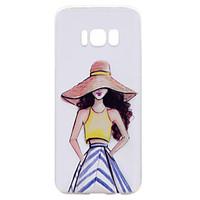 for samsung galaxy s8 plus s8 phone case fashion girl pattern soft tpu ...