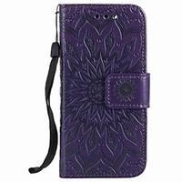 For Apple ipod touch 5 touch 6 Case Cover Card Holder Wallet with Stand Flip Embossed Pattern Full Body Case Flower Hard PU Leather
