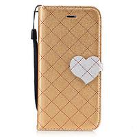 for iphone 7 plus 7 diamond pattern heart magnetic buckle pu leather m ...