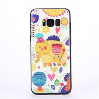 For Samsung galaxy S8 Pattern Case Back Cover Case Elephant Soft TPU