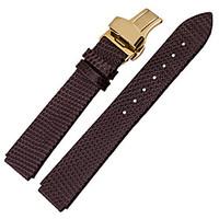 For Huawei B2 18mm MSTRE Watch Band Strap Solid color Leather Sport Band