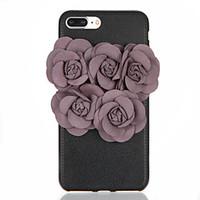 For DIY Flower Back Cover Case Soft TPU for Apple iPhone 7 Plus iPhone 7 iPhone 6s Plus iPhone 6 Plus iPhone 6s iPhone 6