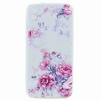 for htc desire 626 case cover transparent pattern back cover case flow ...