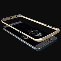 For Samsung Galaxy Case Plating Case Bumper Case Solid Color Metal Samsung S6 edge