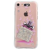 For Apple iPhone 7 7 Plus 6S 6 Plus Case Cover Perfume Bottle Pattern Diamond Drop Comes With Call Flash TPU Material Phone Case