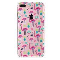 For Apple iPhone 7 7 Plus 6S 6 Plus Case Cover Flamingo Pattern Painted High Penetration TPU Material Soft Case Phone Case