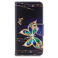 for iphone 7plus 7 phone case pu leather material big butterfly patter ...