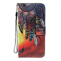 For iPhone 7Plus 7 PU Leather Material Dream Catcher Pattern Wallet Section Phone Case for 6 Plus 6S 5 SE