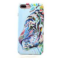 For iPhone 7 7 Plus Smooth Feel Glow in the Dark Tiger Pattern Case Back Cover Case Animal Hard PC for iPhone 6s 6 Plus SE 5S 5