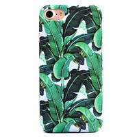 For Apple iPhone 7 7 Plus 6S 6 Plus Case Cover Green Leaves Pattern Decal Skin Care Touch PC Material Phone Case