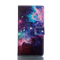 For LG Case Card Holder / Wallet / with Stand / Flip Case Full Body Case Scenery Hard PU Leather LG