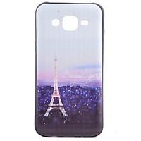 For Samsung Galaxy Case Pattern Case Back Cover Case Eiffel Tower TPU Samsung J5 / J1 / Grand Prime / Core Prime