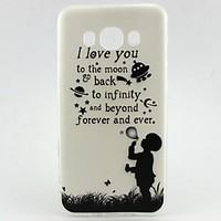 for samsung galaxy case pattern case back cover case word phrase tpu s ...