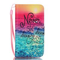 For Samsung A3(2017) A5(2017) Card Holder Wallet with Stand Flip Pattern Case Full Body Case Scenery Hard PU Leather