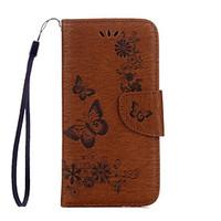 for samsung galaxy a72017 a52017 pu leather material butterfly flower  ...