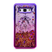 For Samsung Galaxy J5 (2016) J3 (2016) Case Cover Flowing Liquid Pattern Back Cover Case Glitter Shine Flower Soft TPU for J3