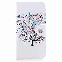For Samsung Galaxy A5 (2017) A3 (2017) Case Cover Card Holder Wallet with Stand Flip Pattern Case Full Body Case Tree Hard PU Leather A7 (2017)