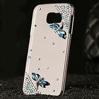 for samsung galaxy case rhinestone transparent case back cover case 3d ...