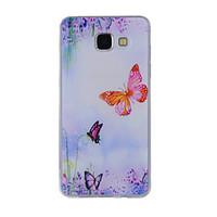 For Samsung Galaxy A8(2016) A8 A7 A5 A3 A510 A310 Case Cover Butterfly Painted Pattern TPU Material Phone Case