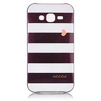 For Samsung Galaxy J7(2016) Black White Stripes Pattern Back Cover PC TPU Case J2 J5 J7