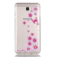 For Samsung Galaxy J7 J5 Prime Case Cover Butterfly Pattern Relief Dijiao TPU Material High Through The Phone Case J7 J5 J3 (2017) (2016)