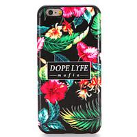 For Apple iPhone 7 7Plus Case Cover Pattern Back Cover Case Flower Soft TPU 6s Plus 6 Plus 6s 6