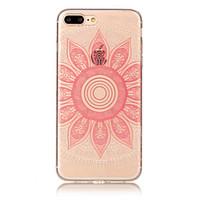 For iPhone 7 Plus 7 TPU Material IMD Process Pink Taro Pattern Phone Case 6s Plus 6 Plus 6S 6 5S 5 SE 5C