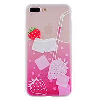 For Apple iPhone 7 Plus 7 TPU Material Summer C Drink Phone Case 6s Plus 6 Plus 6s 6