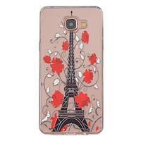 For Samsung Galaxy Case Transparent / Pattern Case Back Cover Case Eiffel Tower TPU Samsung A5(2016) / A3(2016)