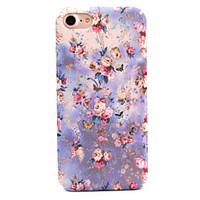 For Apple iPhone 7 7 Plus 6S 6 Plus Case Cover Flowers Pattern Decal Skin Care Touch PC Material Phone Case