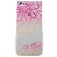 For Huawei Y5II Y6II Y625 Y635 5X P9 P8 Lite Case Cover Pink Lotus Pattern Painted TPU Material Phone Case