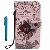 For Case Cover Card Holder Wallet with Stand Flip Pattern Full Body Case With Stylus City View Hard PU Leather for Apple iPhone 7 Plus 7 6s Plus 6s
