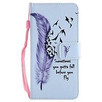 For Samsung Galaxy A5 A3 2017 Case Cover Card Holder Wallet with Stand Flip Pattern Full Body Case Feathers Hard PU Leather A5 A3 2016