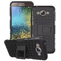 For Samsung Galaxy Case Shockproof / with Stand Case Back Cover Case Armor PC Samsung E7 / E5