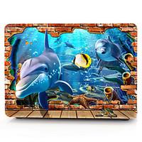 For MacBook Pro 13 15 Air 11 13 Case Cover Polycarbonate Material Animal Cartoon