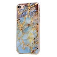 For Double Layer IMD Plating Texture Marble Pattern Acrylic and TPU Combo Phone Case for iPhone 7 Plus 7 6S Plus 6S 6