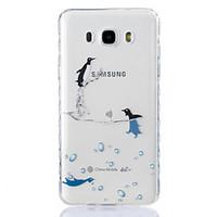For Samsung Galaxy J710 J510 J5 Case Cover TPU Material Dolphin Pattern Wave Pattern Non-Slip Painting Phone Case J310 J3 J3 Pro J120 G530
