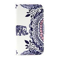 For Samsung Galaxy Case Card Holder / Wallet / with Stand / Flip Case Full Body Case Elephant PU Leather Samsung J5 (2016) / J1 (2016)