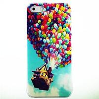 for iphone 5 case pattern case back cover case balloon hard pc iphone  ...