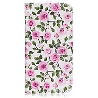 for Samsung Galaxy s8 s8 Plus Case Cover Rose Pattern PU Material Card Sten Twallet Phone Case S7 S6 S5 S7edge S6edge