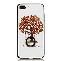 For Ring Holder Pattern Case Back Cover Case Tree Hard PC for Apple iPhone 7 Plus iPhone 7