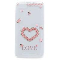For Wiko Lenny 3 Lenny 2 Case Cover Transparent Pattern Back Cover Case Heart Soft TPU Case