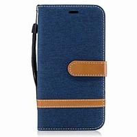 For Motorola G5 Plus G5 Case Cover Card Holder Wallet with Stand Flip Magnetic Full Body Case Color Blocks Hard Textile for Motorola G4 Plus G4