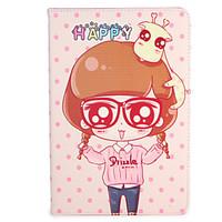 For Apple iPad Mini1 2 3/4 Case Cover with Stand Flip Pattern Full Body Case Sexy Lady Cartoon Hard PU Leather