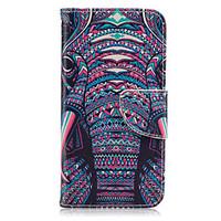 For Samsung Galaxy S7 Edge Wallet / Card Holder / with Stand / Flip Case Full Body Case Elephant PU Leather Samsung S7 edge / S7