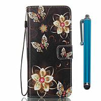 For Samsung Galaxy S8 Plus S8 Card Holder Wallet with Stand Flip Pattern Case Full Body Case With Stylus Butterfly Hard PU Leather
