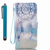 For Samsung Galaxy S8 Plus S8 Card Holder Wallet with Stand Flip Pattern Case Full Body Case With Stylus Dream Catcher Hard PU Leather
